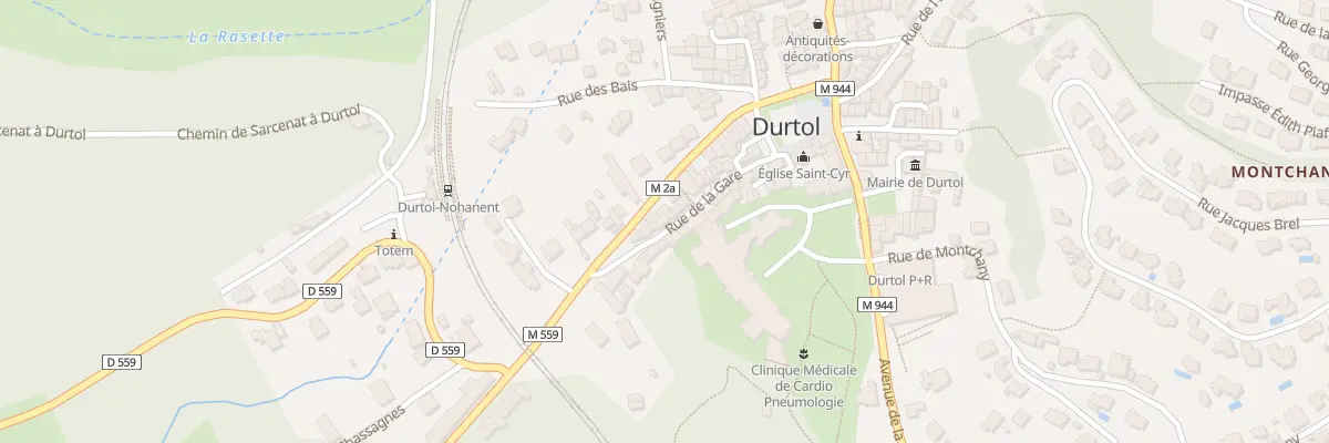 Plan du 46 Rue de la Gare à Durtol