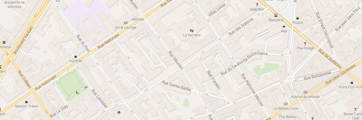 Plan du 56 Rue des Stations à Lille