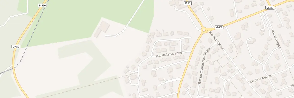 Plan du 20 Ptr Petite Rue de la Garenne à Malauzat