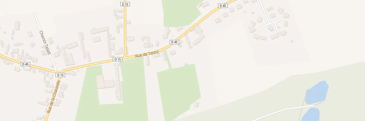 Plan du 15 Rue de Tertry à Monchy-Lagache