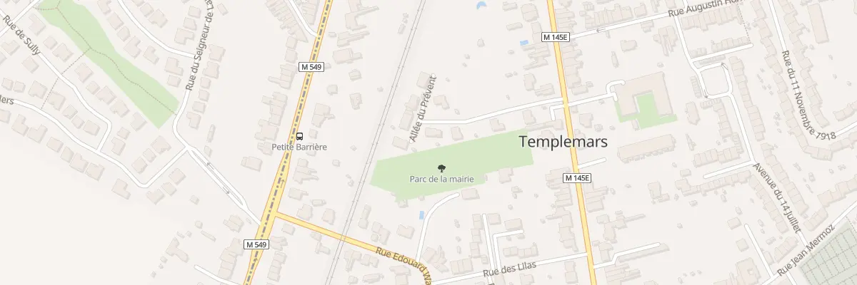 Plan du 9 All du Prévent à Templemars