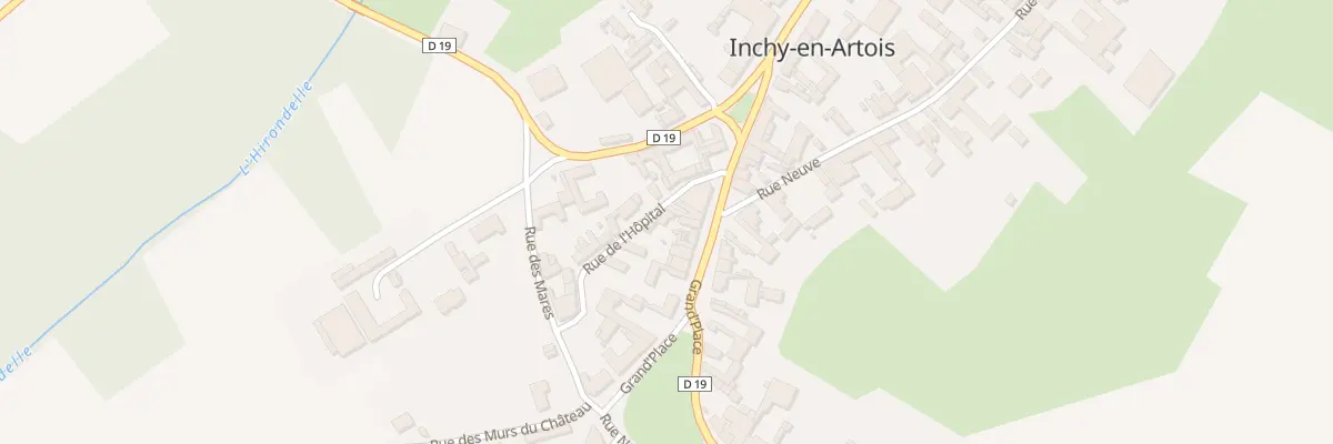 Plan du 3 Rue de l’Hôpital à Inchy-en-Artois