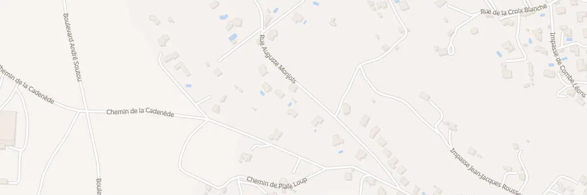 Plan du 677 Rue Auguste Monjols à Millau