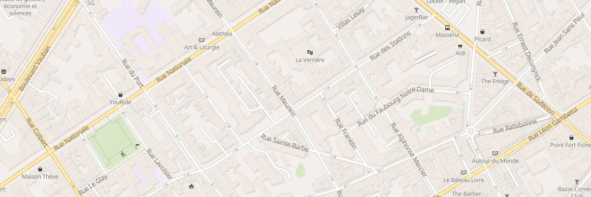 Plan du 54 Rue des Stations à Lille