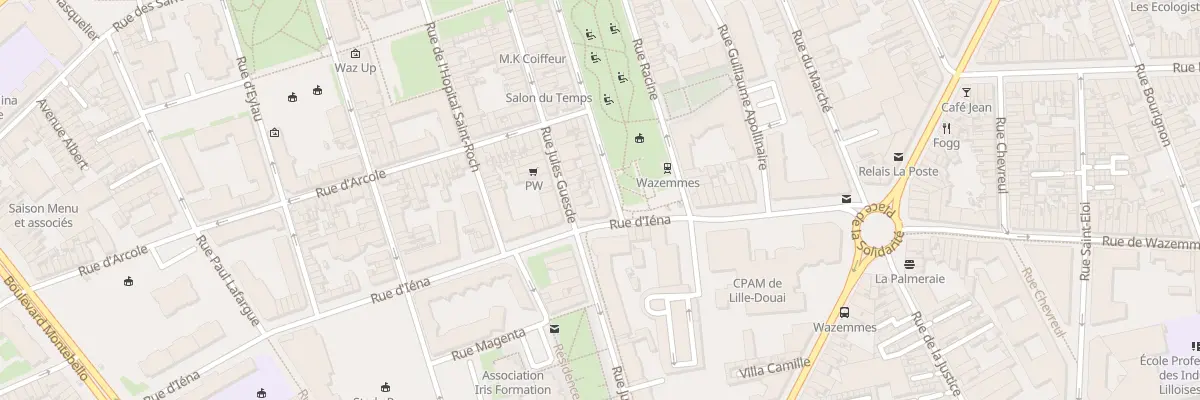 Plan du 39 Rue d’Iéna à Lille