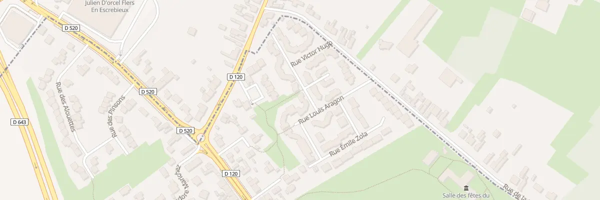Plan du 4 Rue Voltaire à Lauwin-Planque
