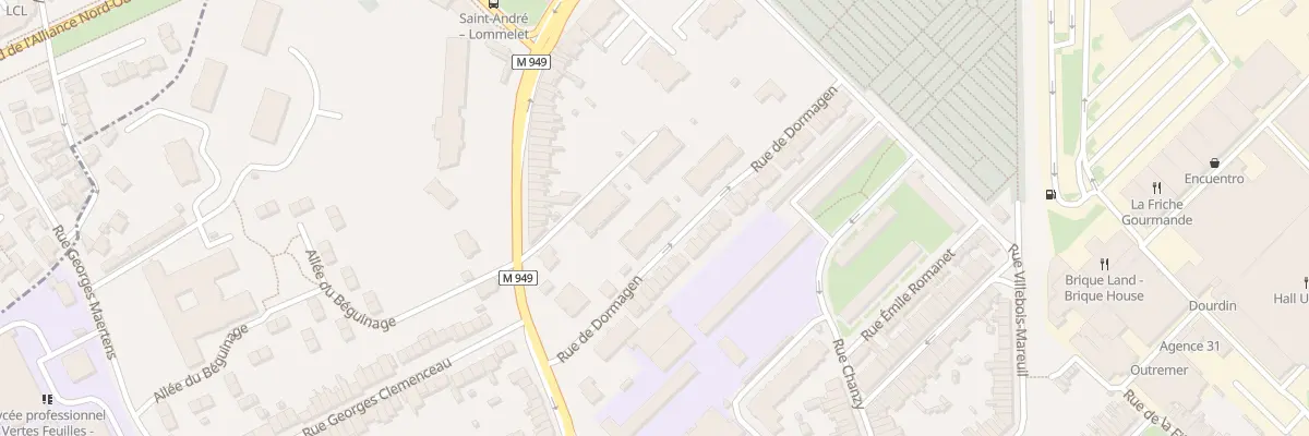 Plan du 15 Rue de Dormagen à Saint-André-lez-Lille