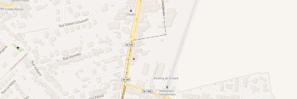 Plan du 11 Rue du Gen de Gaulle à Templemars
