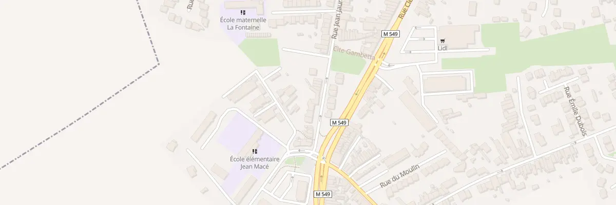 Plan du 14 Rue Jean Jaurès à Wattignies