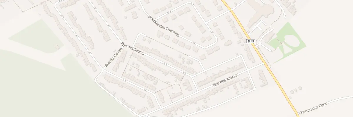 Plan du 55 Rue des Saules à Corbehem