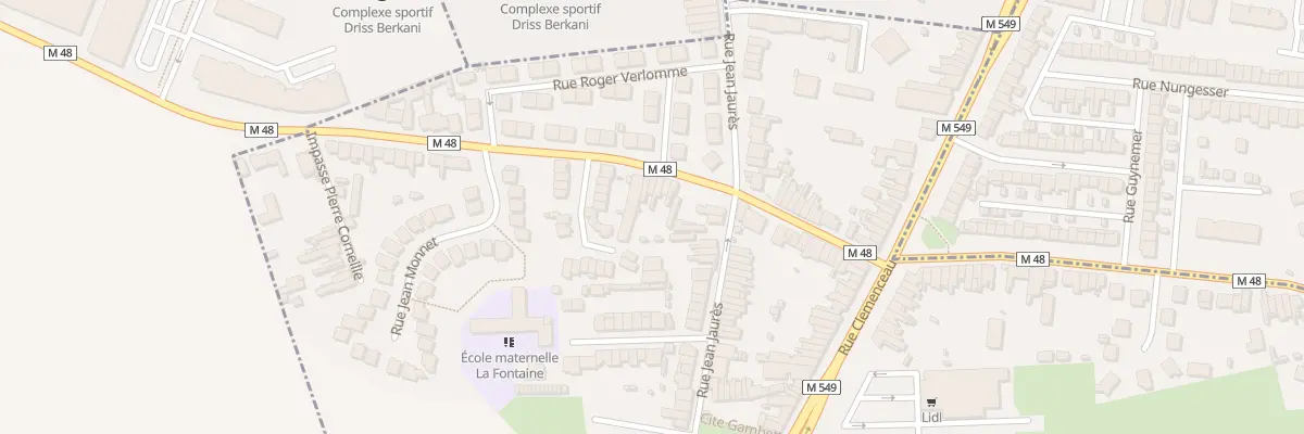 Plan du 33 Rue Philippe De Girard à Wattignies