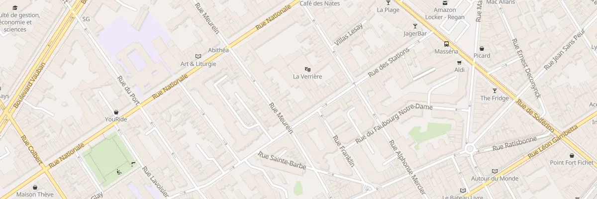 Plan du 46 Rue des Stations à Lille