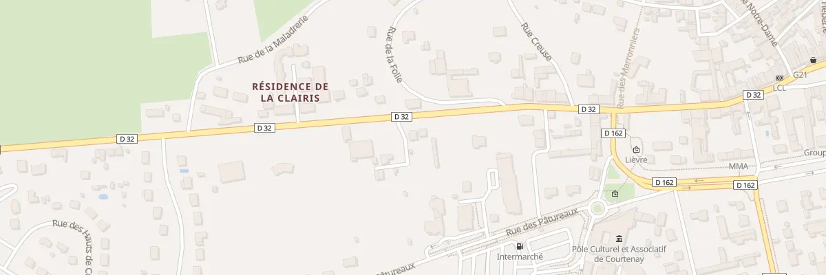 Plan du 9 Rte de Montargis à Courtenay