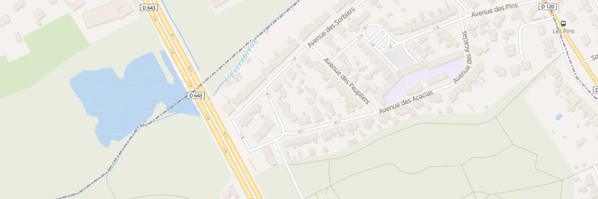 Plan du 24 Av des Pommiers à Cuincy