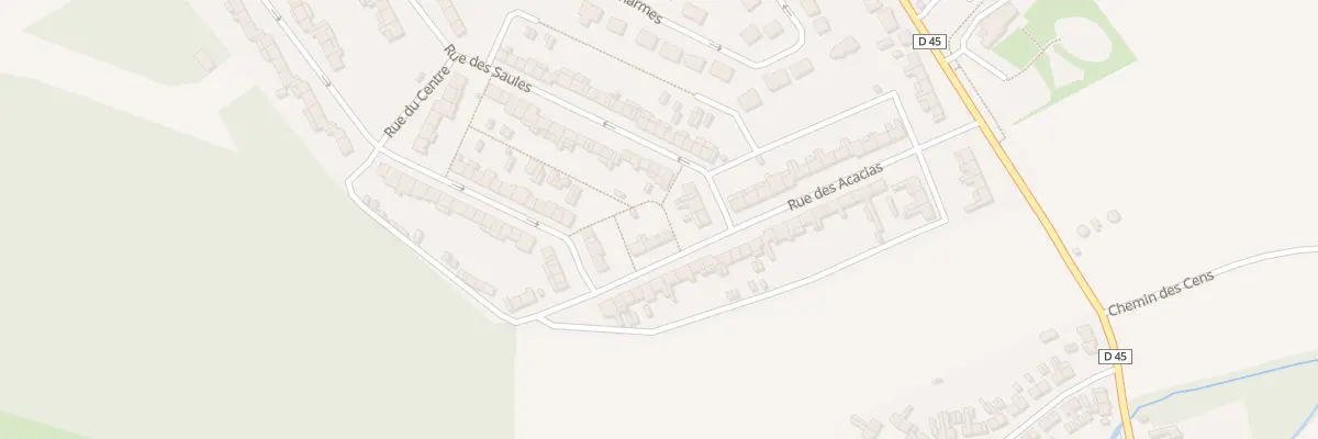 Plan du 28 Rue des Acacias à Corbehem