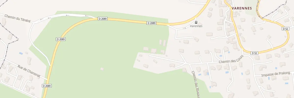 Plan du 24 Che des Cours Varennes à Chanonat