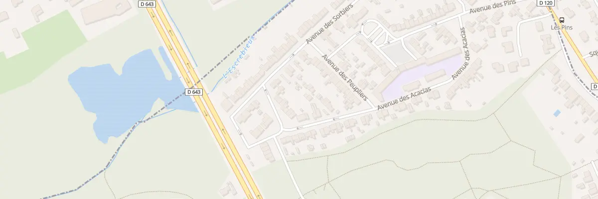 Plan du 20 Av des Pommiers à Cuincy