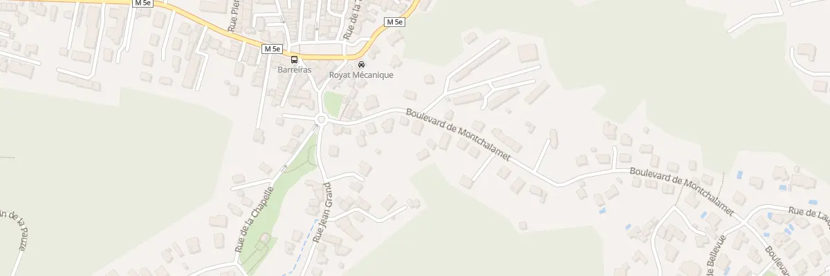 Plan du 14 Bd de Montchalamet à Royat