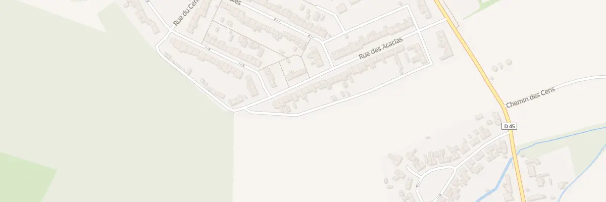 Plan du 43 Rue des Acacias à Corbehem