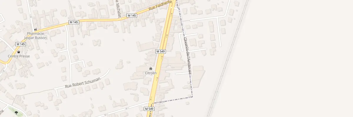 Plan du 103 Rue du Général De Gaulle à Wattignies