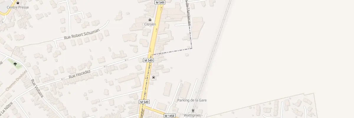 Plan du 7 Rue du Gen de Gaulle à Templemars