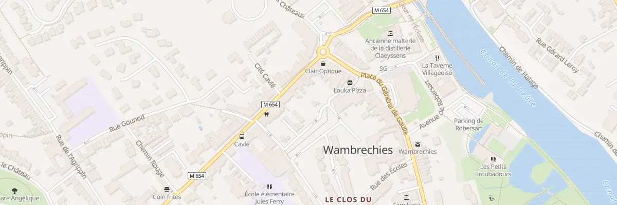 Plan du 17 Rue du Général Leclerc à Wambrechies