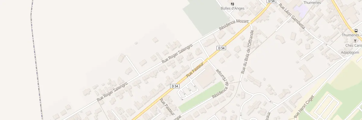 Plan du 47 Rue Roger Salengro à Thumeries