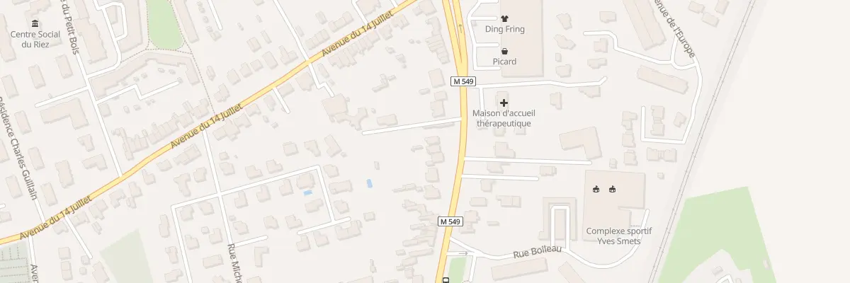 Plan du 34 Rue du Général De Gaulle à Wattignies