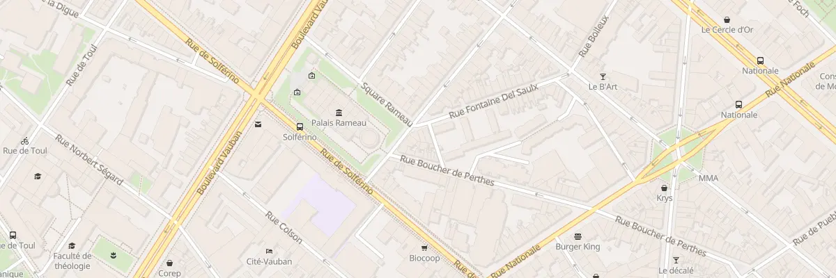 Plan du 49 Rue Fontaine Delsaux à Lille