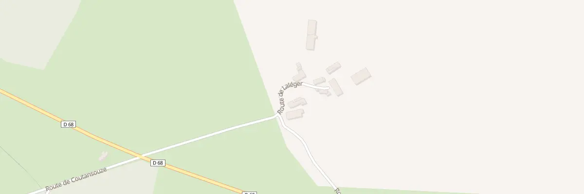 Plan du 3 Rte de Laléger à Bellenaves