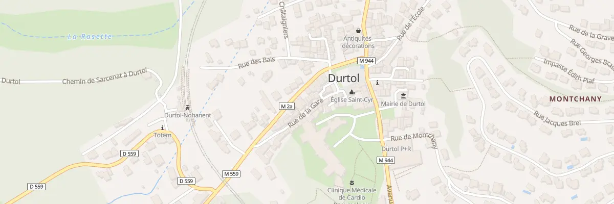 Plan du 32 Rue de la Gare à Durtol