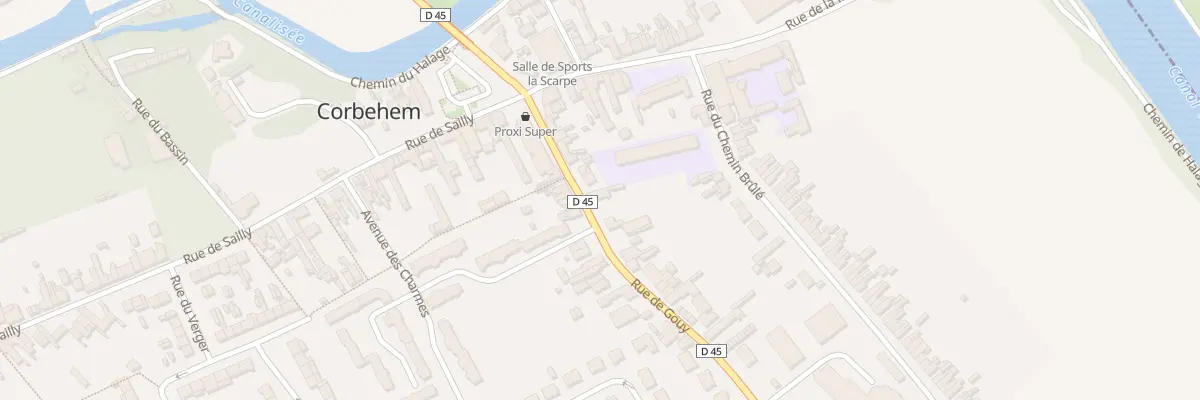 Plan du 11 Rue de Gouy à Corbehem