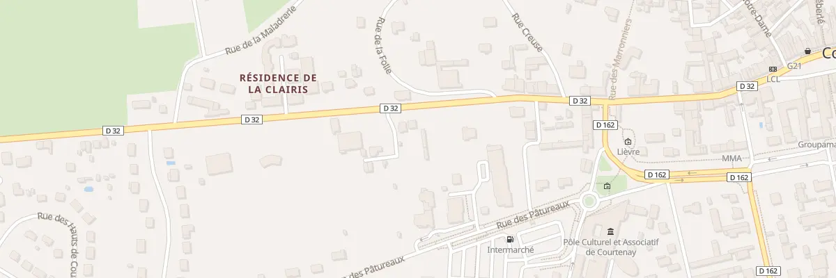 Plan du 7 Rte de Montargis à Courtenay