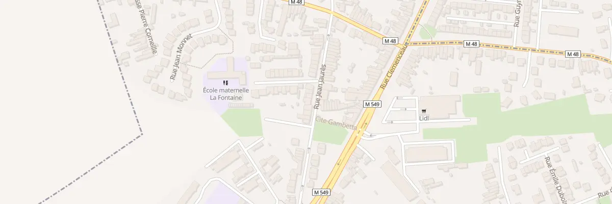 Plan du 46 Rue Jean Jaurès à Wattignies
