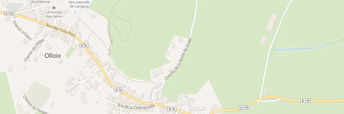 Plan du 5125 Che de la Roche du Grelet à Olloix