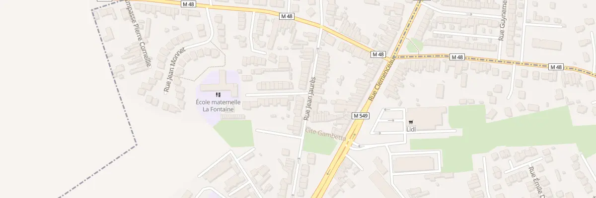 Plan du 52 Rue Jean Jaurès à Wattignies