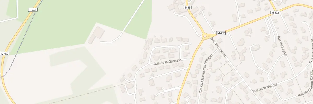 Plan du 5 Ptr Petite Rue de la Garenne à Malauzat