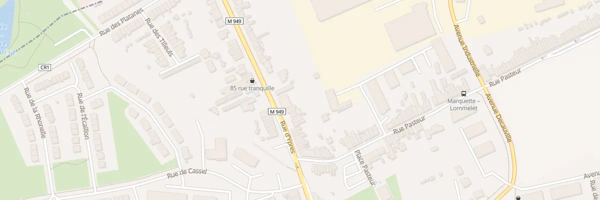 Plan du 111 Rue d’Ypres à Marquette-lez-Lille