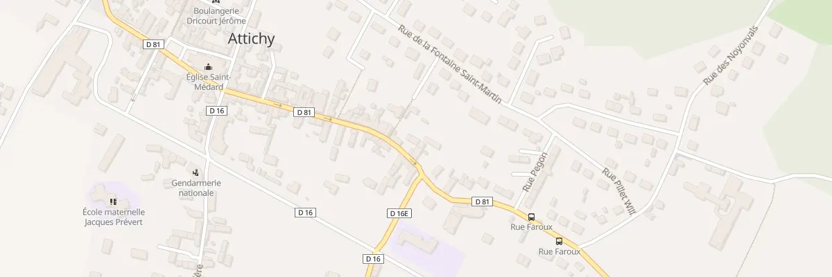 Plan du 37 Rue Faroux Heinold à Attichy