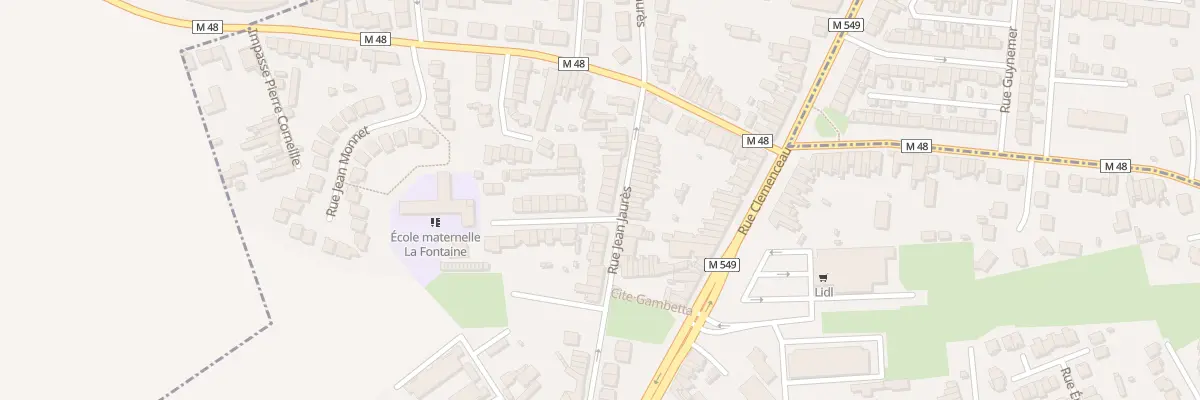 Plan du 56 Rue Jean Jaurès à Wattignies
