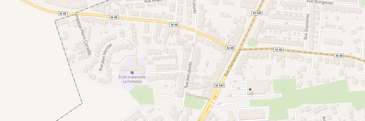 Plan du 60 Rue Jean Jaurès à Wattignies