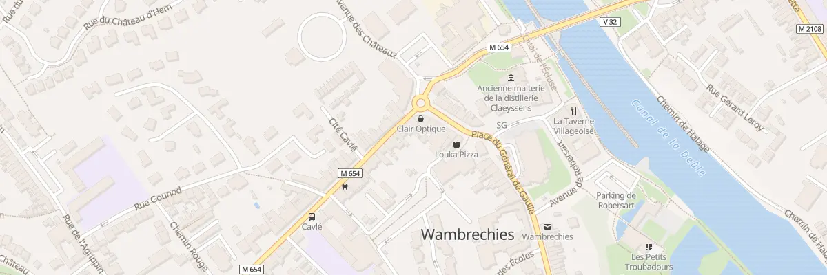 Plan du 7A Rue du Général Leclerc à Wambrechies