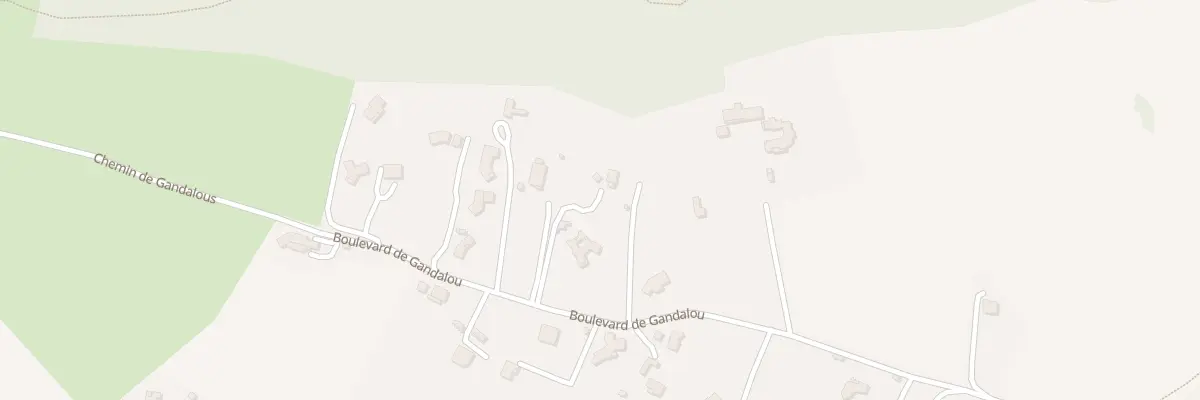 Plan du 1192 Che de Gandalous à Millau