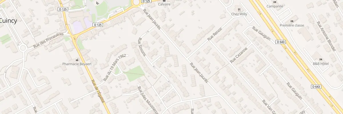 Plan du 174 Rue Jean Jaurès à Cuincy
