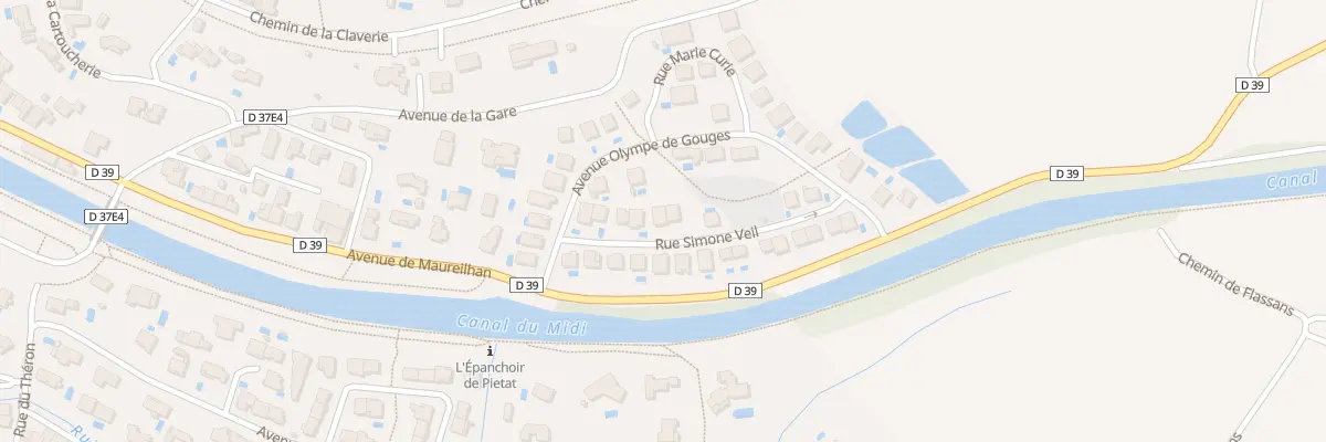 Plan du 9 Rue Simone Veil à Capestang