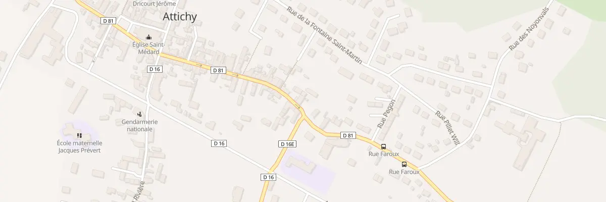 Plan du 39 Rue Faroux Heinold à Attichy
