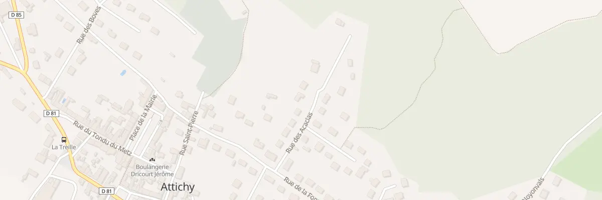 Plan du 11 Rue des Acacias à Attichy