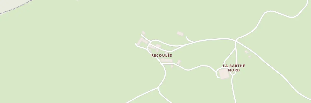 Plan du 5032 Recoules à Anterrieux
