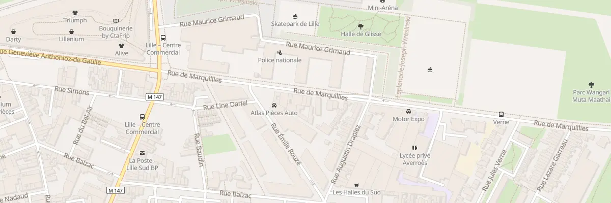 Plan du 48 Rue de Marquillies à Lille