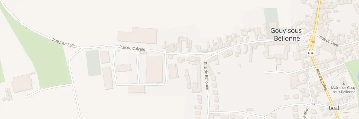Plan du 7 Rue du Calvaire à Gouy-sous-Bellonne